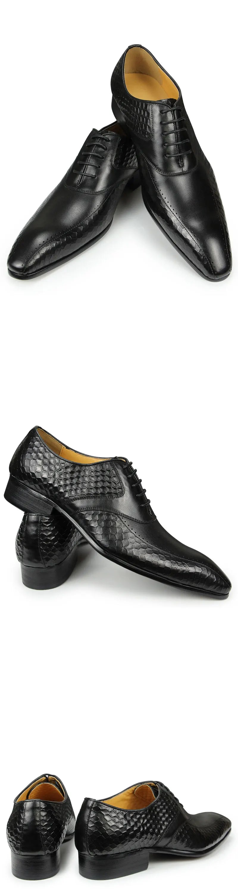 Leather Casual Social Oxfords Shoes