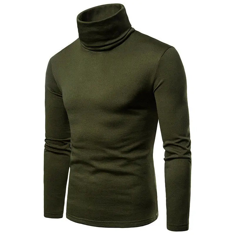 Turtleneck Casual Thermal Long Sleeve Slim Fit Jumper