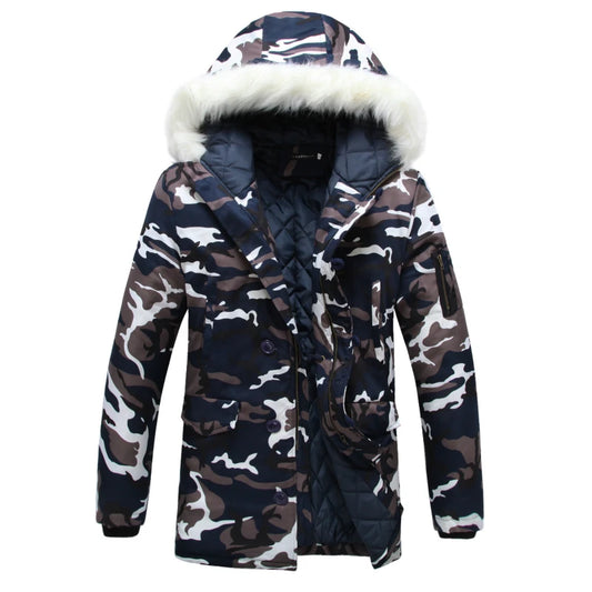 Camouflage Down Parkas Jacket