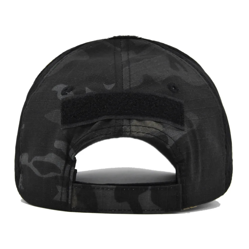 Skull Print Snapback Cap