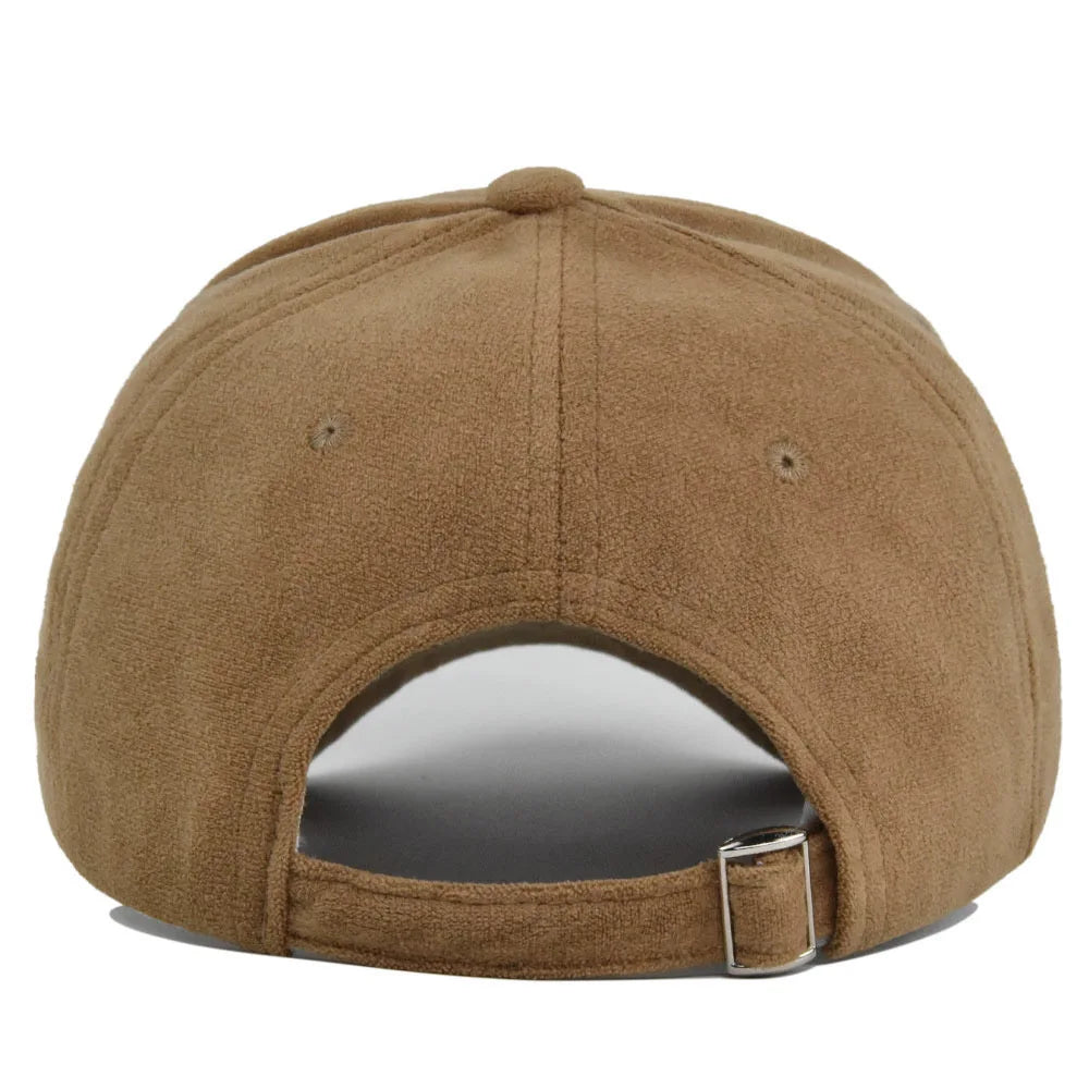 Solid Suede Baseball Cap