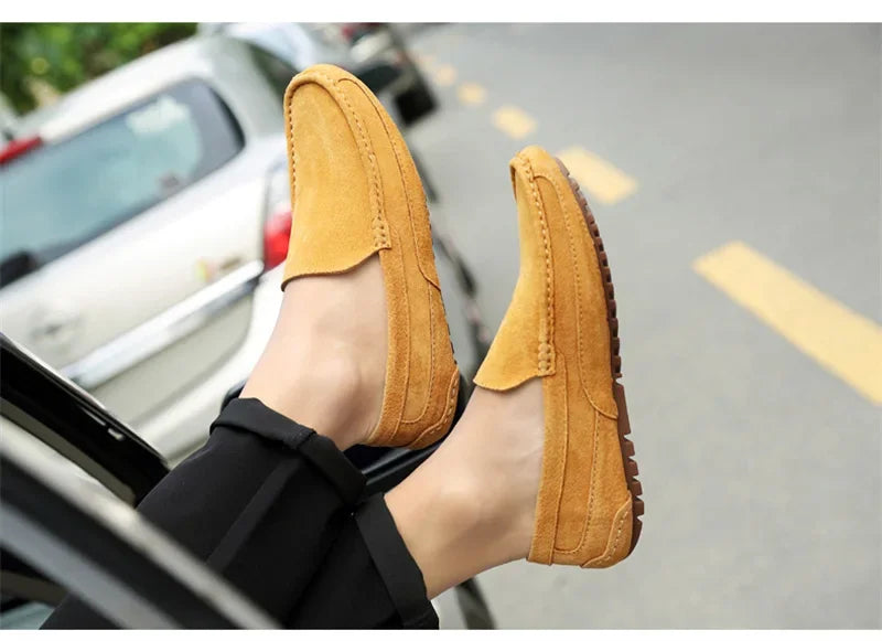 Suede Leather Luxury Loafers