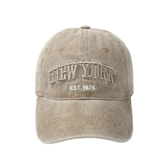 Washed Look New York Cap