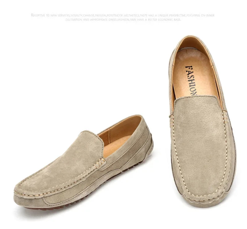 Suede Leather Luxury Loafers