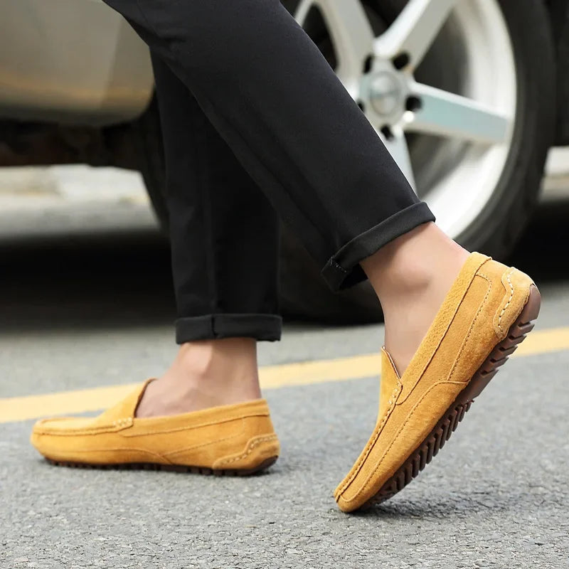 Suede Leather Luxury Loafers