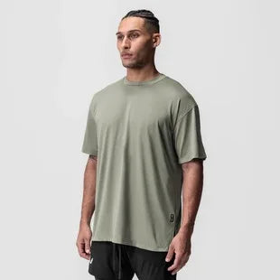 Bamboo Cotton Round Neck Short Sleeve T-shirt