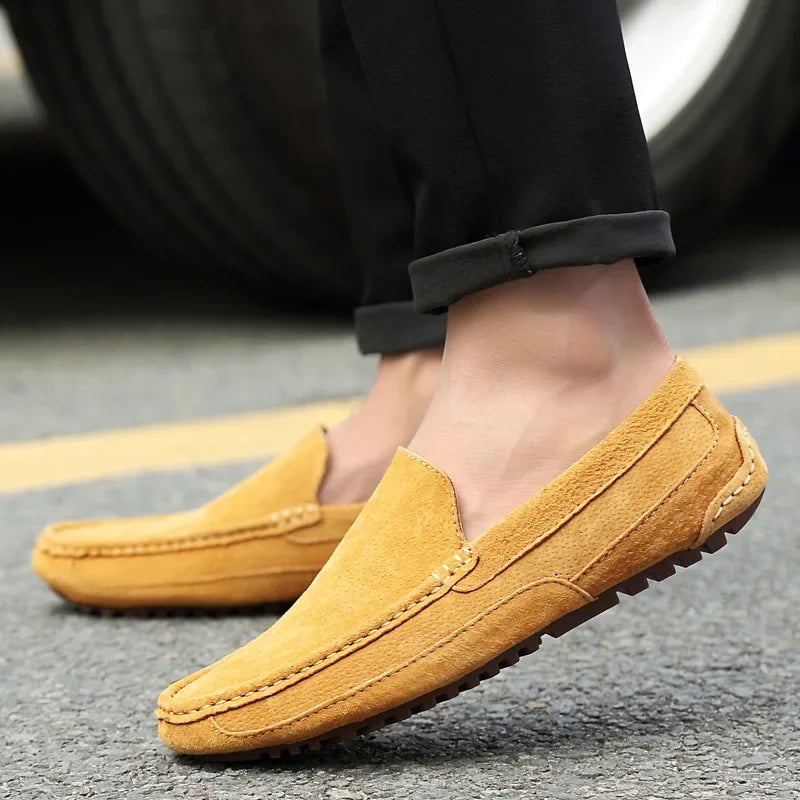 Suede Leather Luxury Loafers