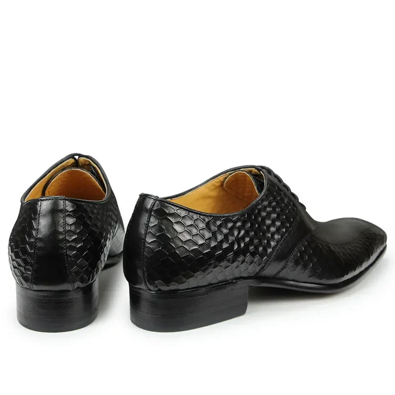 Leather Casual Social Oxfords Shoes