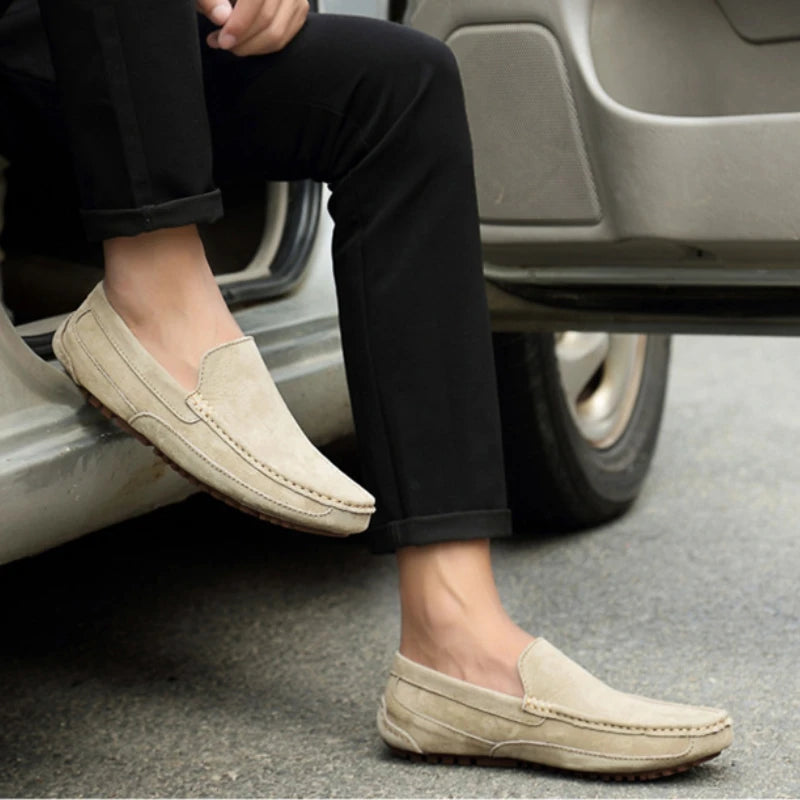 Suede Leather Luxury Loafers