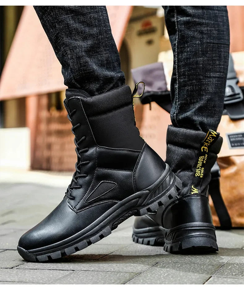 High Ankle Camouflage boots