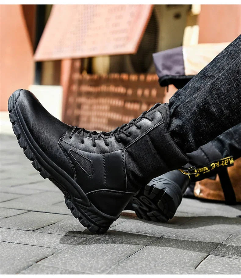 High Ankle Camouflage boots