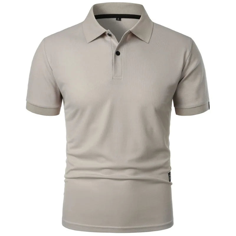 Animal Game Solid Color Polo Shirt