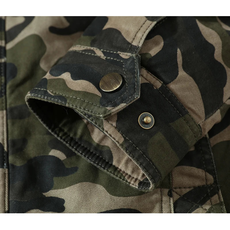 Winter Padded And Thickened Military Camouflage Jacket