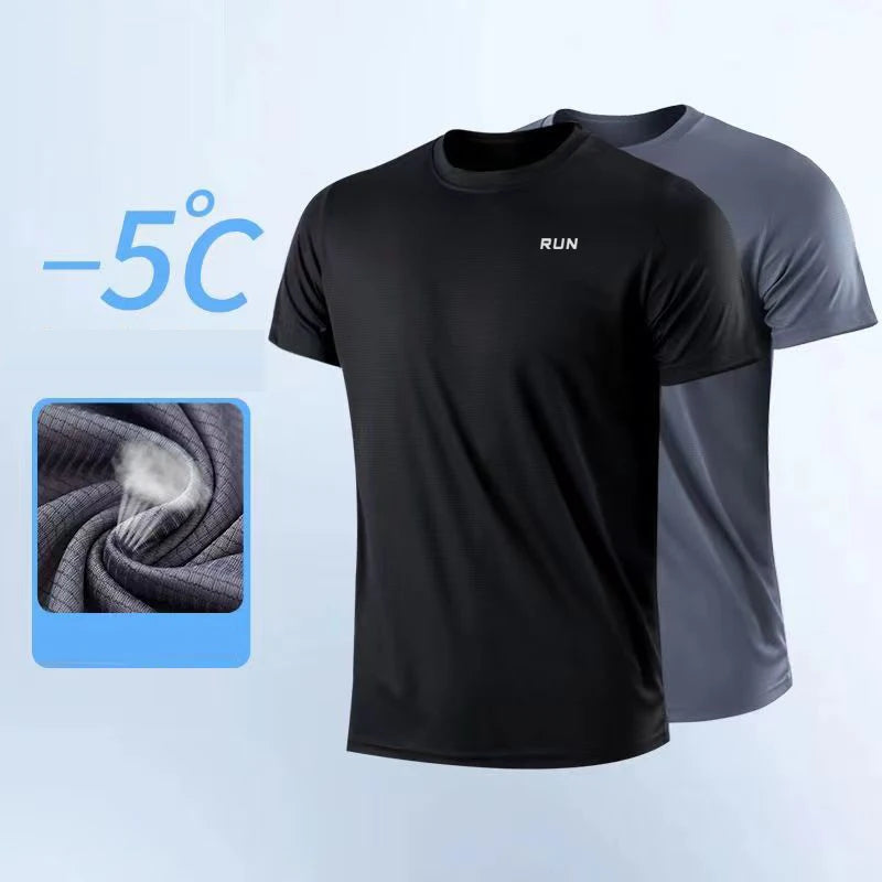 Quick Dry Short Sleeve Gym  T-shirt