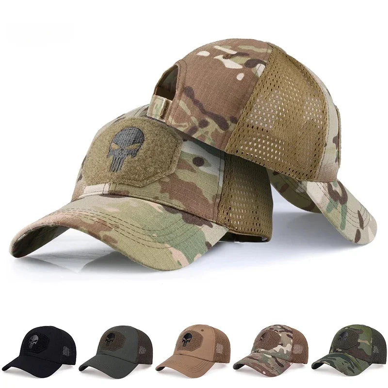 Camo Seals Skull Tactical Baseball Cap