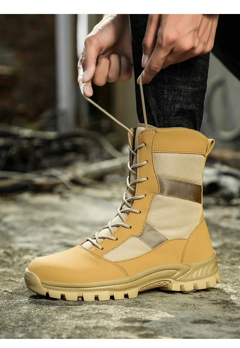 High Ankle Camouflage boots