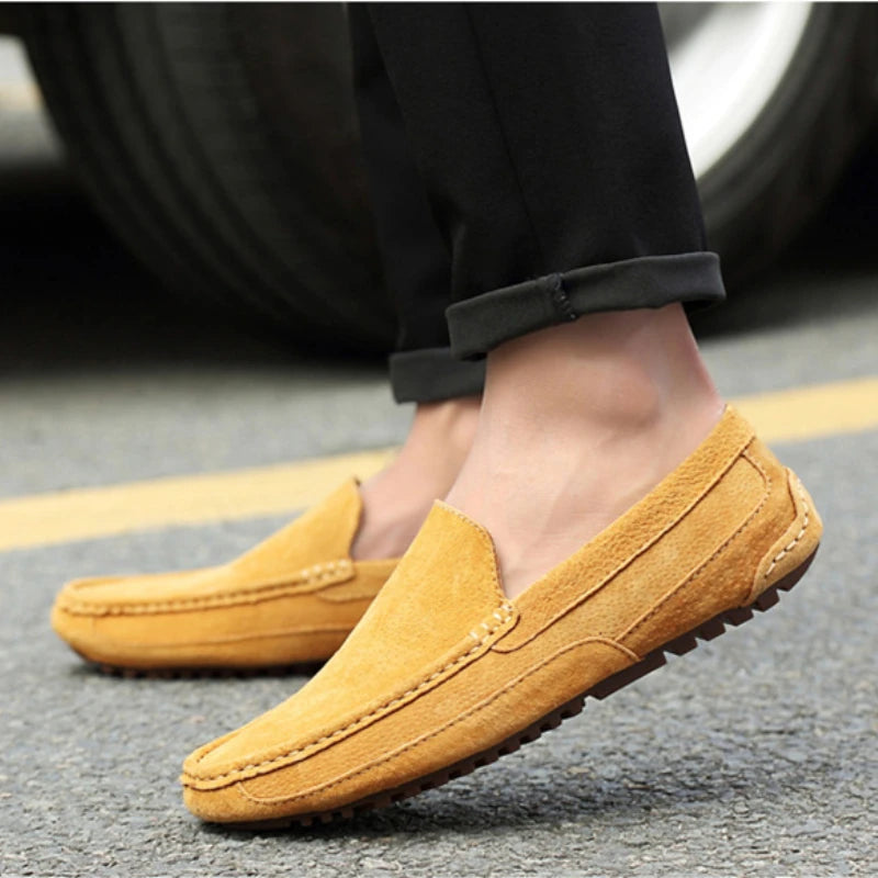 Suede Leather Luxury Loafers