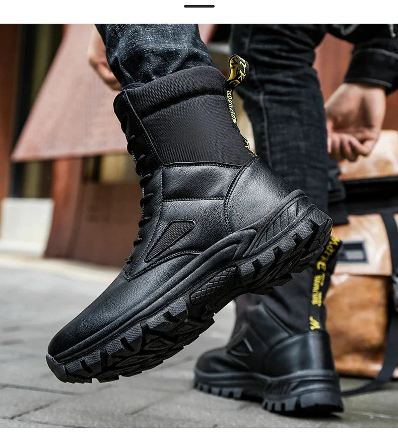 High Ankle Camouflage boots