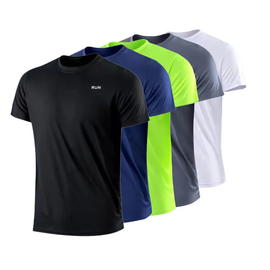 Quick Dry Short Sleeve Gym  T-shirt