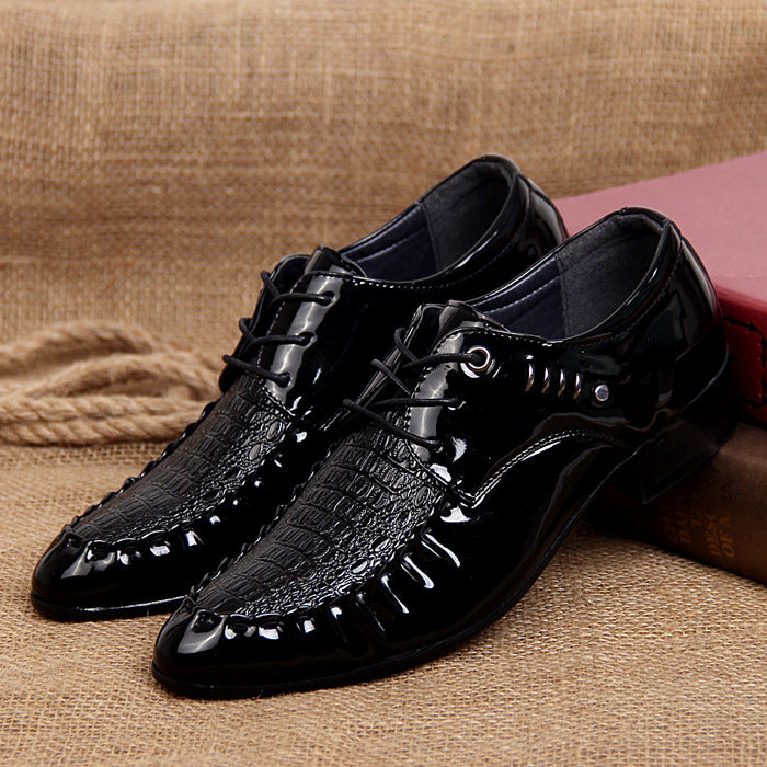 Smart Leather Lace-Up Shoes