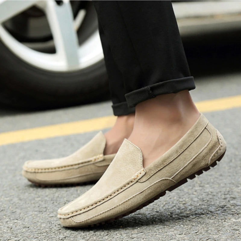 Suede Leather Luxury Loafers