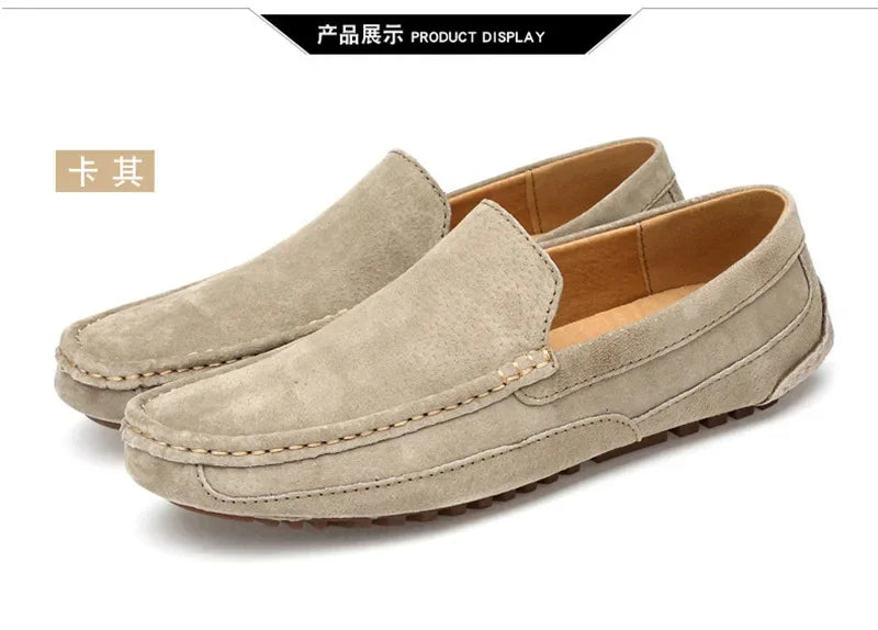 Suede Leather Luxury Loafers