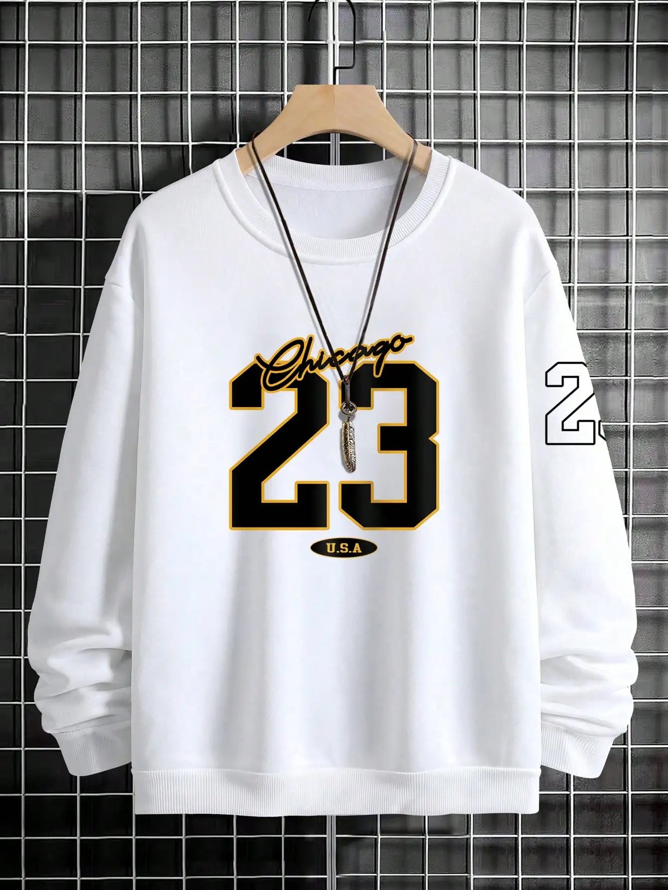 23 USA Art Letter Design sweatshirt