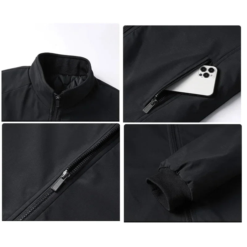 BROWON Thick Stand Collar Jacket