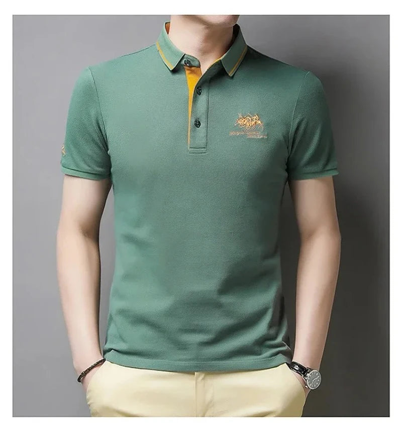 Short Sleeve polo Luxury Top