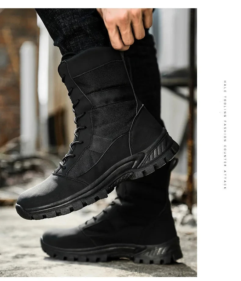 High Ankle Camouflage boots