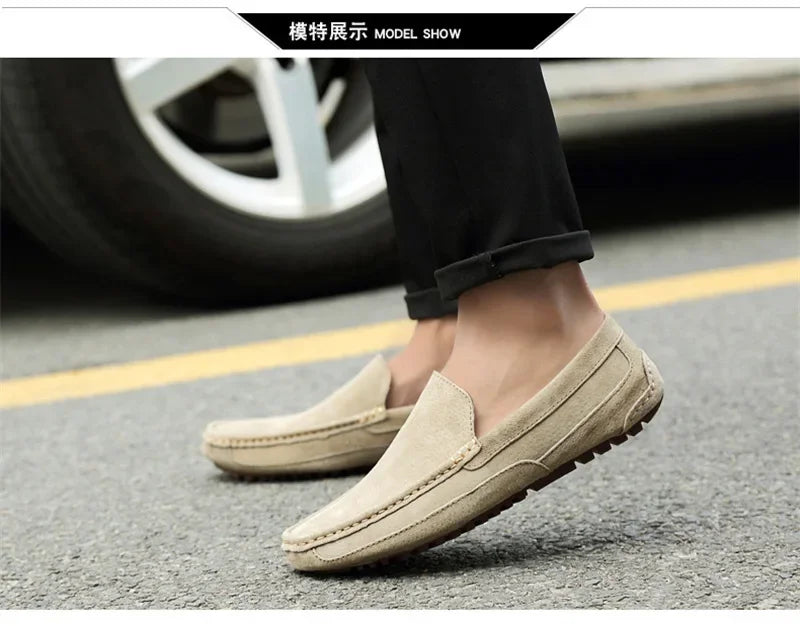 Suede Leather Luxury Loafers