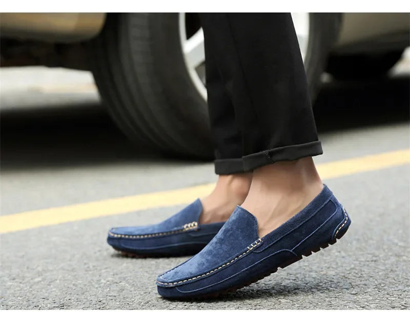 Suede Leather Luxury Loafers