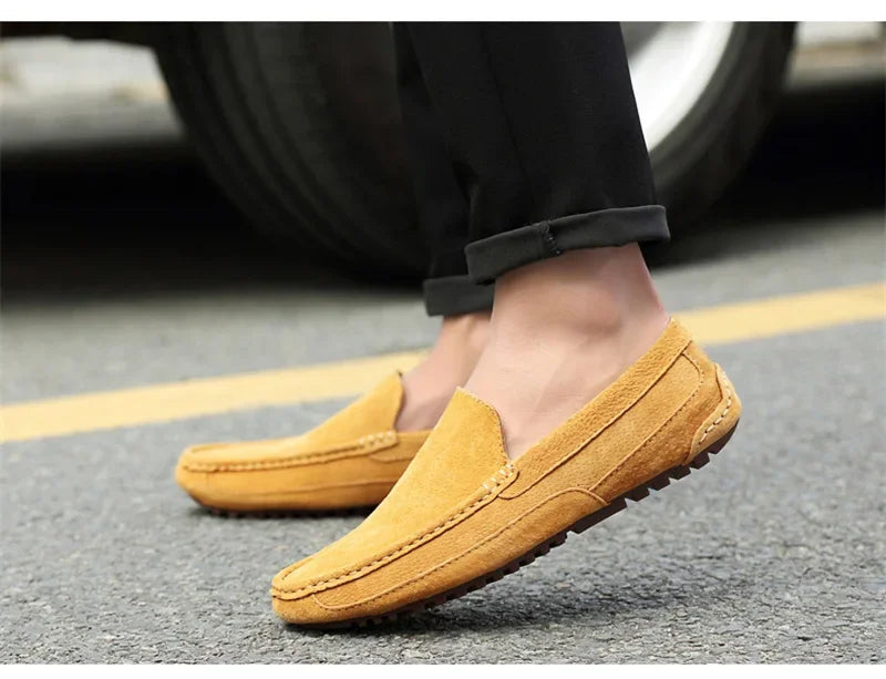 Suede Leather Luxury Loafers