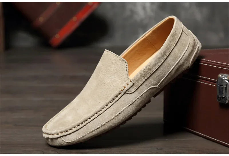 Suede Leather Luxury Loafers