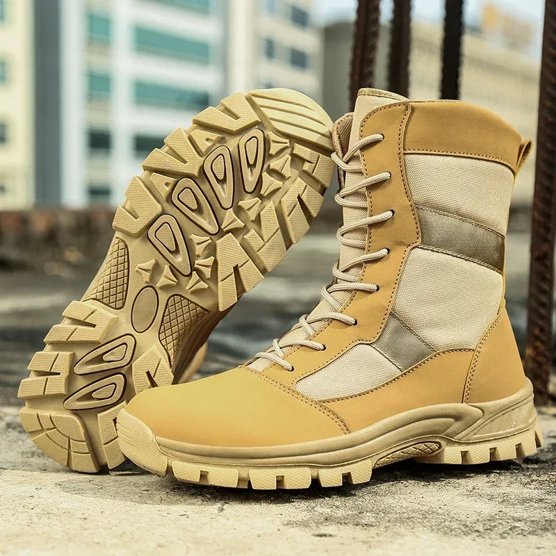 High Ankle Camouflage boots