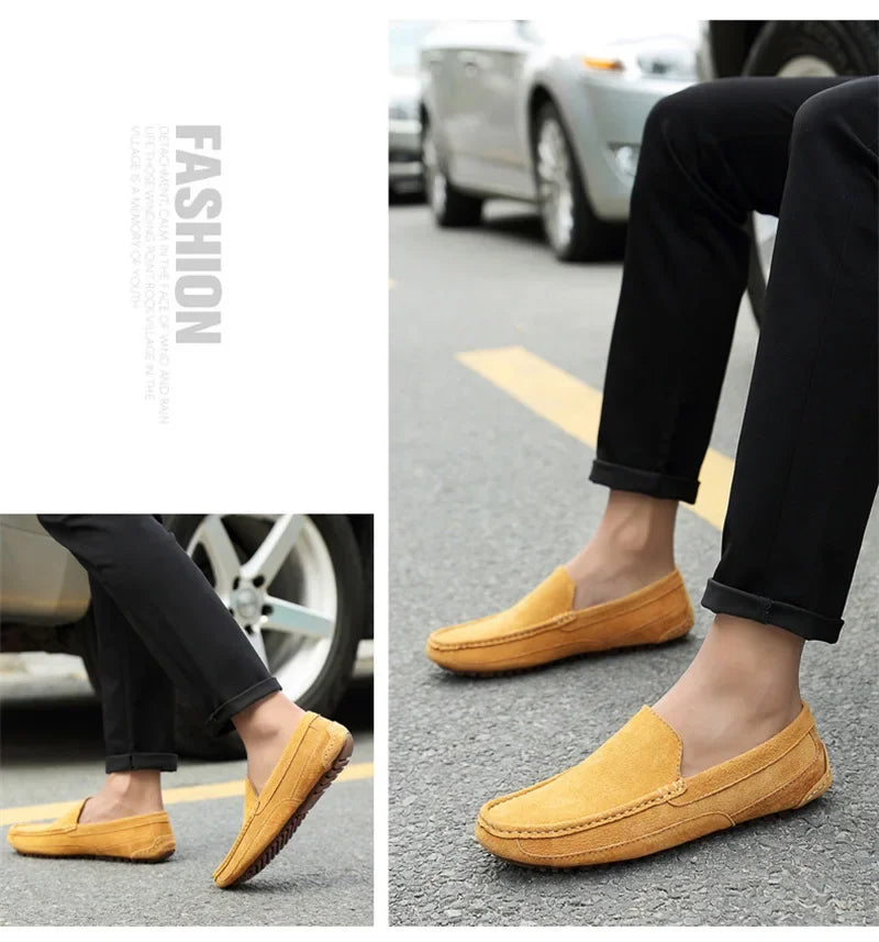 Suede Leather Luxury Loafers