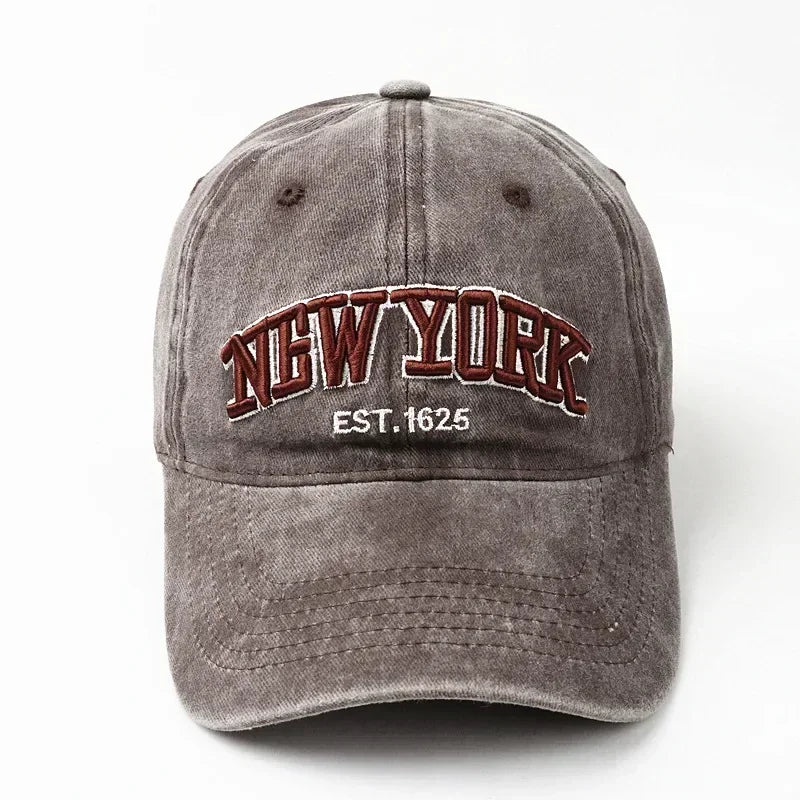 Washed Look New York Cap