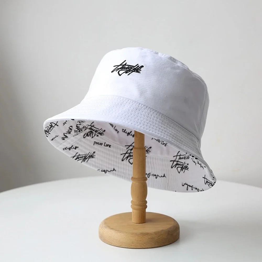 Graffiti Printed Fisherman Hat