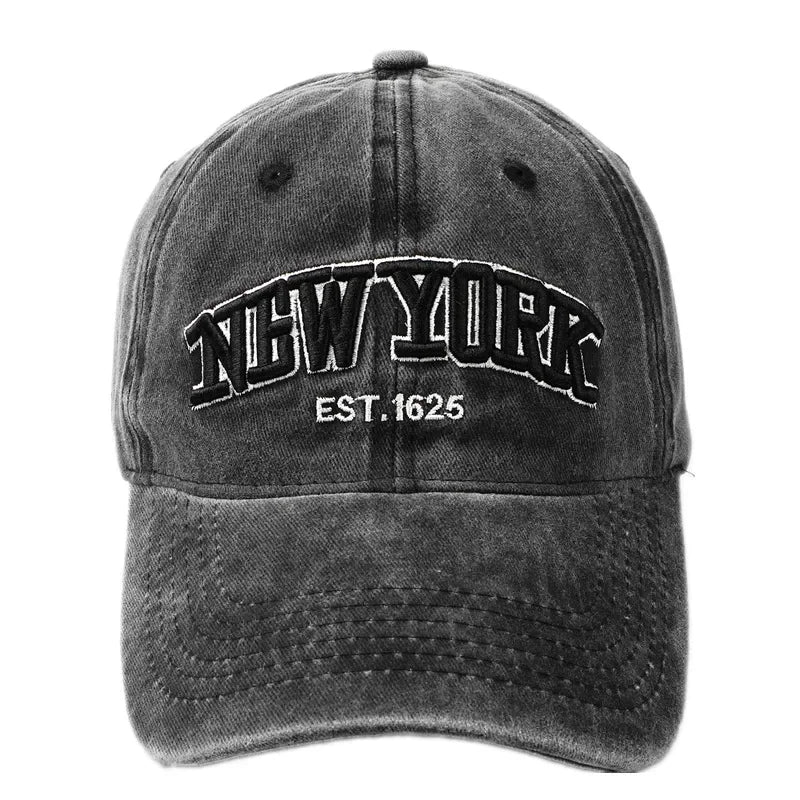 Washed Look New York Cap