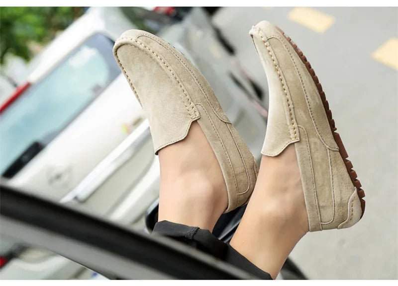 Suede Leather Luxury Loafers