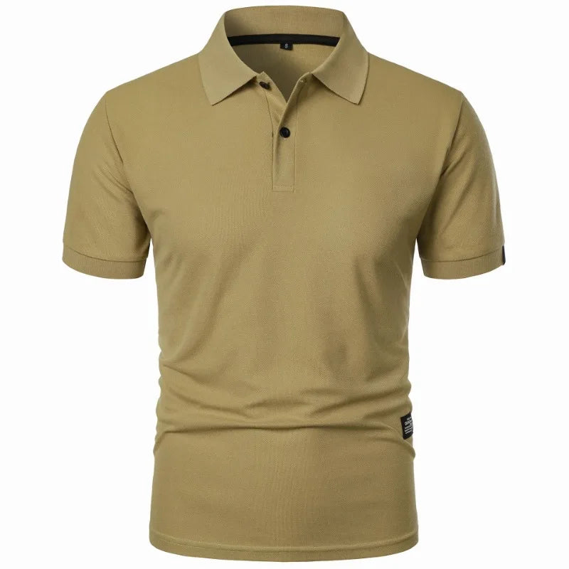 Animal Game Solid Color Polo Shirt