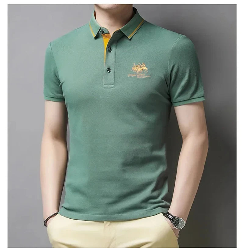 Short Sleeve polo Luxury Top