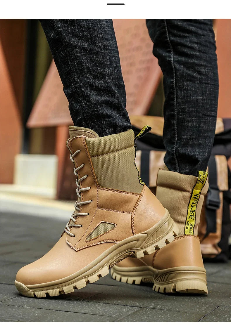 High Ankle Camouflage boots