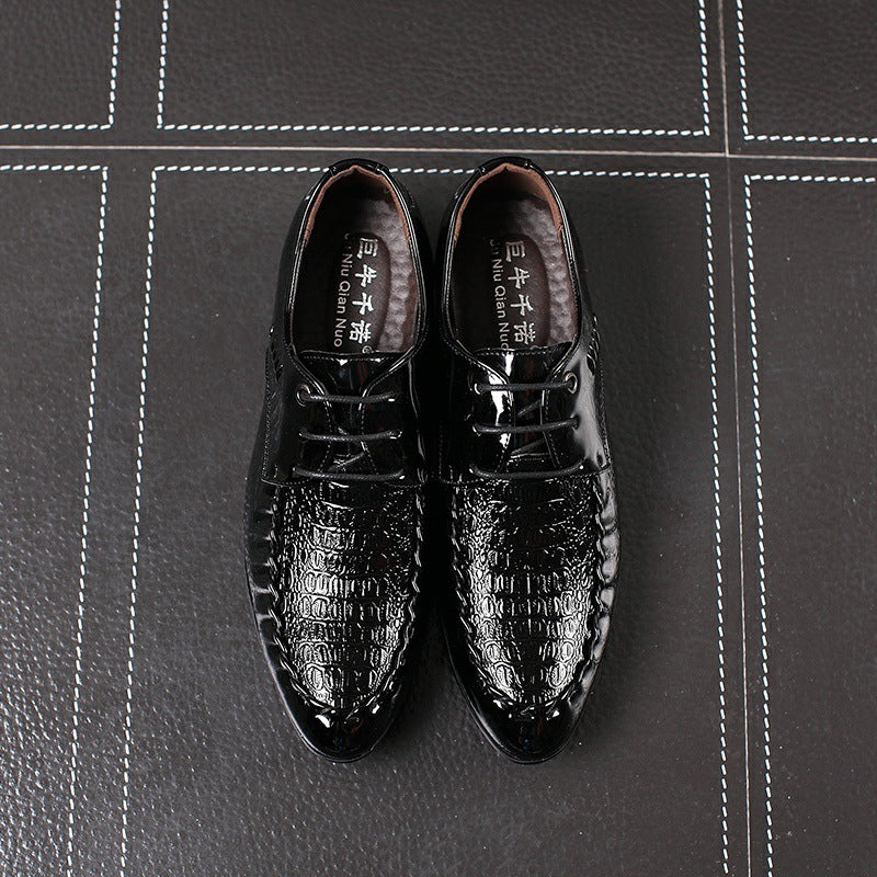 Smart Leather Lace-Up Shoes