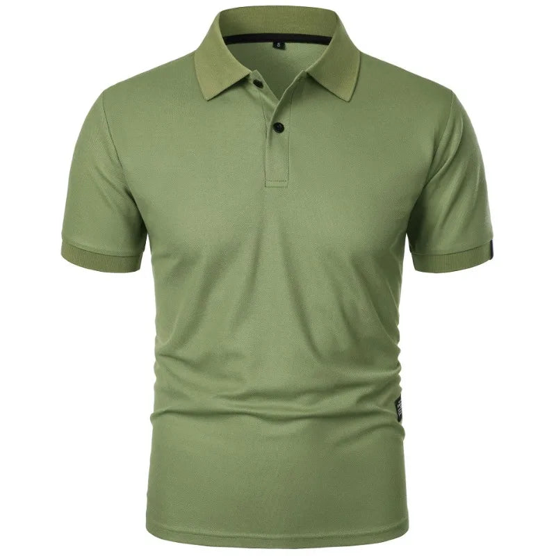 Animal Game Solid Color Polo Shirt