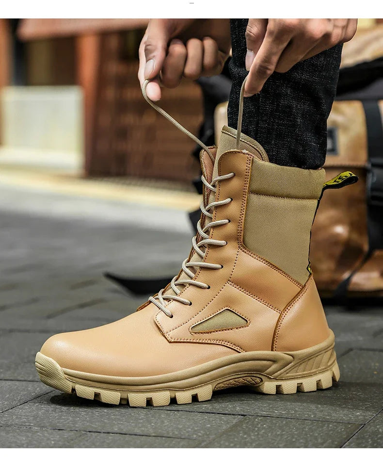 High Ankle Camouflage boots