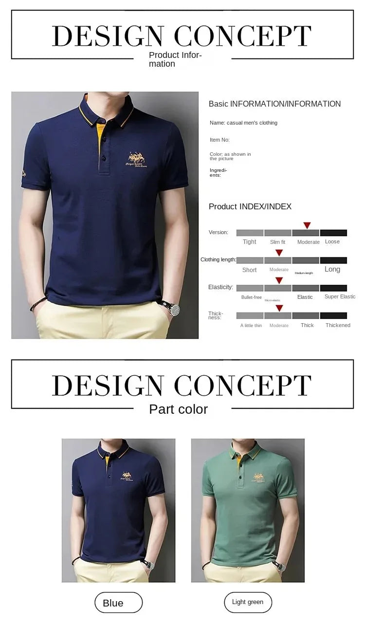 Short Sleeve polo Luxury Top