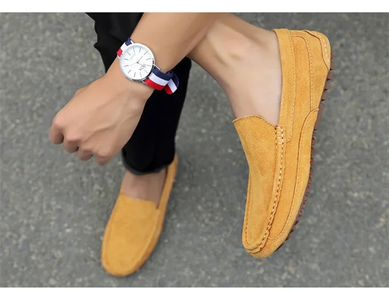 Suede Leather Luxury Loafers