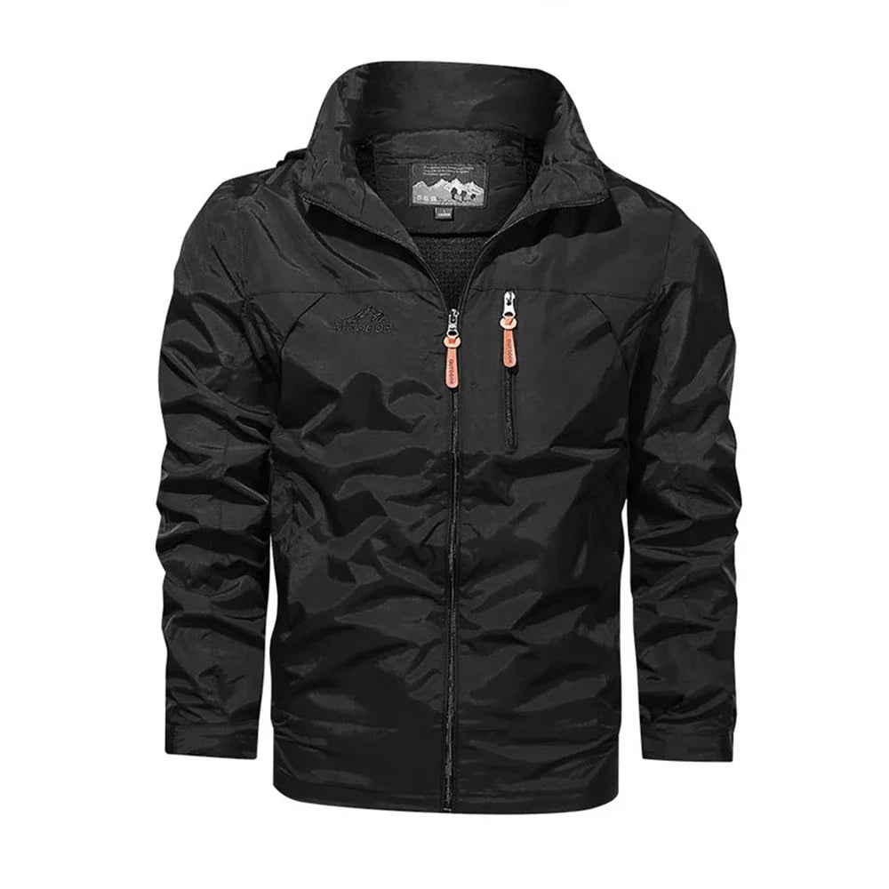 Windbreaker Stand Collar Jacket