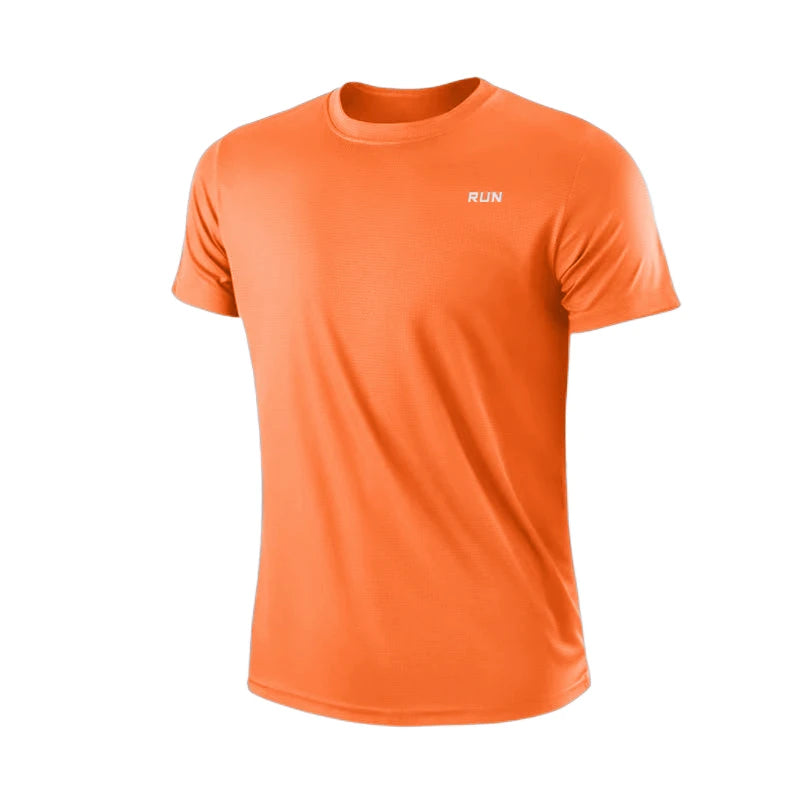 Quick Dry Short Sleeve Gym  T-shirt